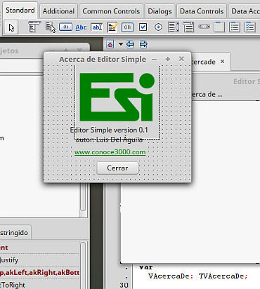 Editor simple en Lazarus - 03
